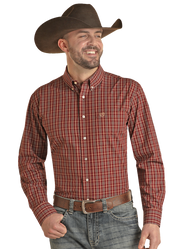 2630 Panhandle Men's Checker Snap Shirt