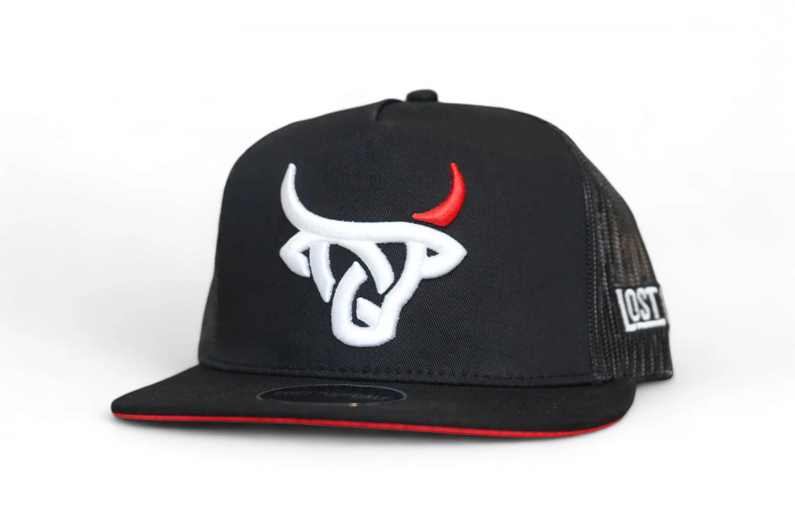 6796 Lost Calf Men's Buck Flat Brim Cap