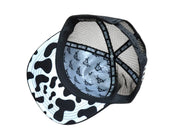 0843 Lost Calf Men's Cow Flat Bill Cap
