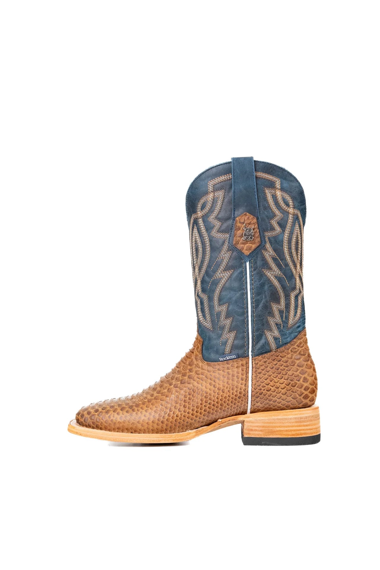 9699 Rock'em Men's Renegate Python Print Boots