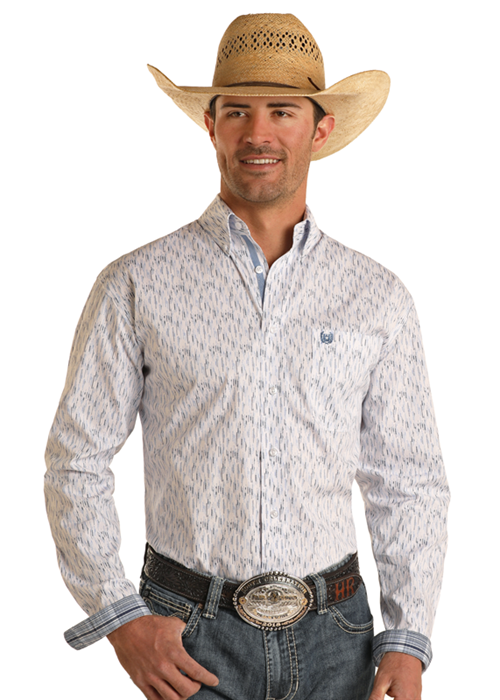 3169 Panhandle Men's Long Sleeve Dress Shirt