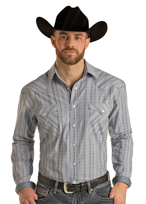 2807 Panhandle Men's Long Sleeve Snap Shirt