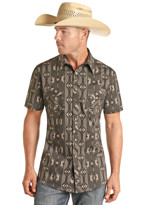 R0RD Rock & Roll Men's Snap Dress Shirt