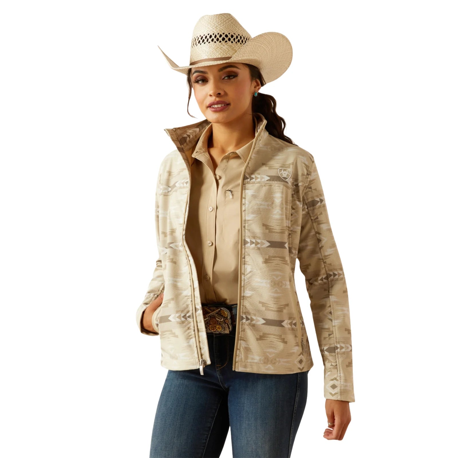 4911 Ariat Ladies New Team Softshell Print Jacket – El Rodeo Western Wear