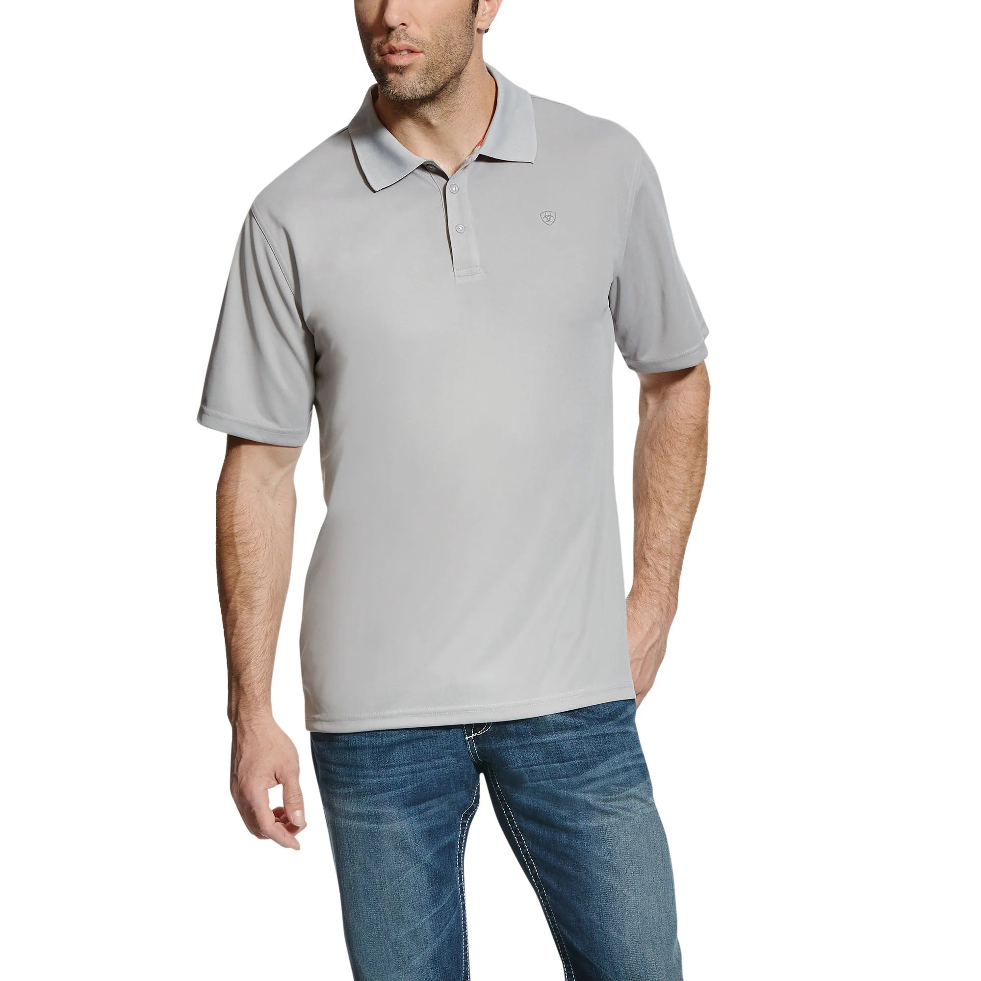 2001 Ariat Men's TEK Short Sleeve Polo