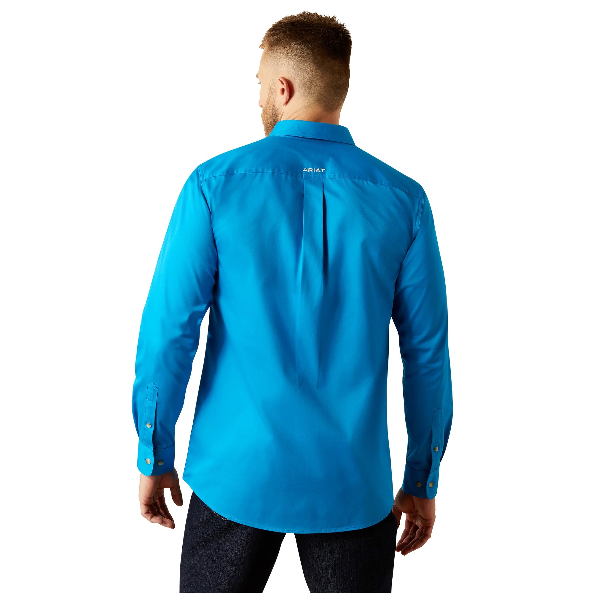 8793 Ariat Men's Team Logo Twill Fitted Shirt