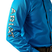 8793 Ariat Men's Team Logo Twill Fitted Shirt