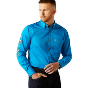 8793 Ariat Men's Team Logo Twill Fitted Shirt