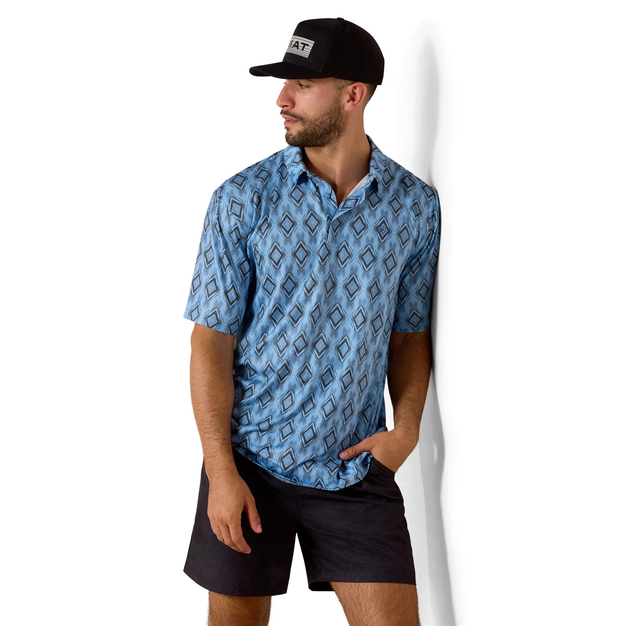 3509 Ariat Men's 360 AirFlow Short Sleeve Polo