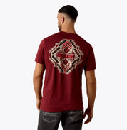 9657 Ariat Men's Southwest Stamper Short Sleeve T-Shirt