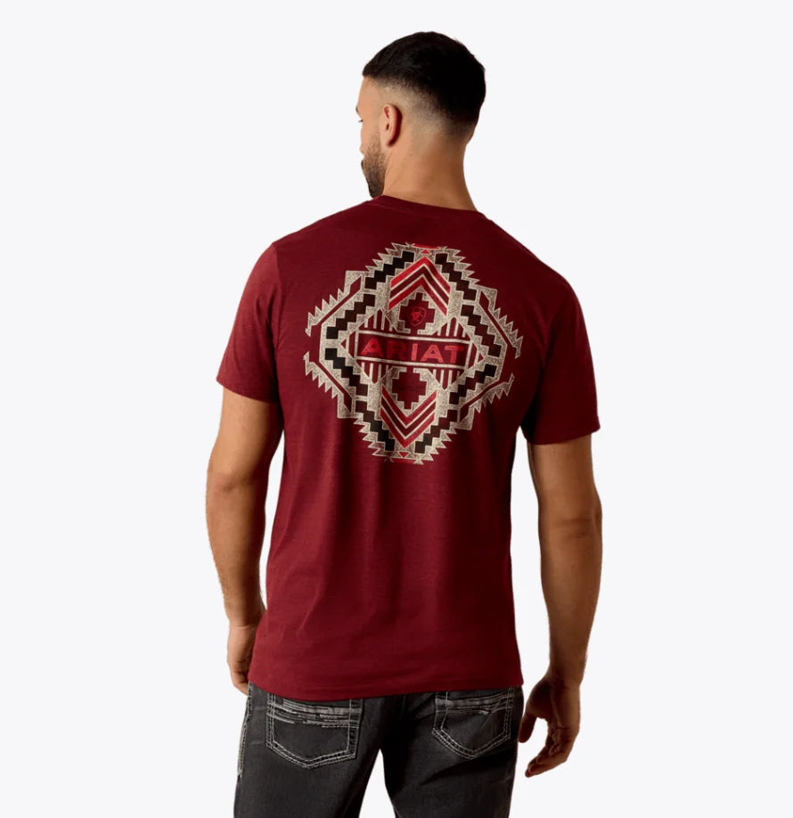 9657 Ariat Men's Southwest Stamper Short Sleeve T-Shirt