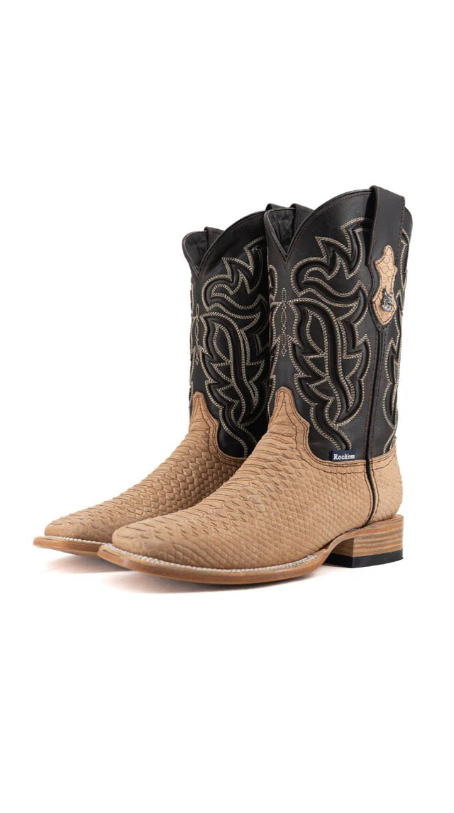 2472 Rock'em Men's Bruce Python Wide Square Boots