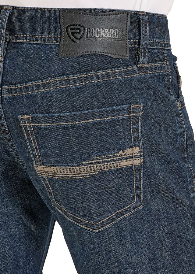 8579 Rock & Roll Men's Pistol Straight Leg Pants