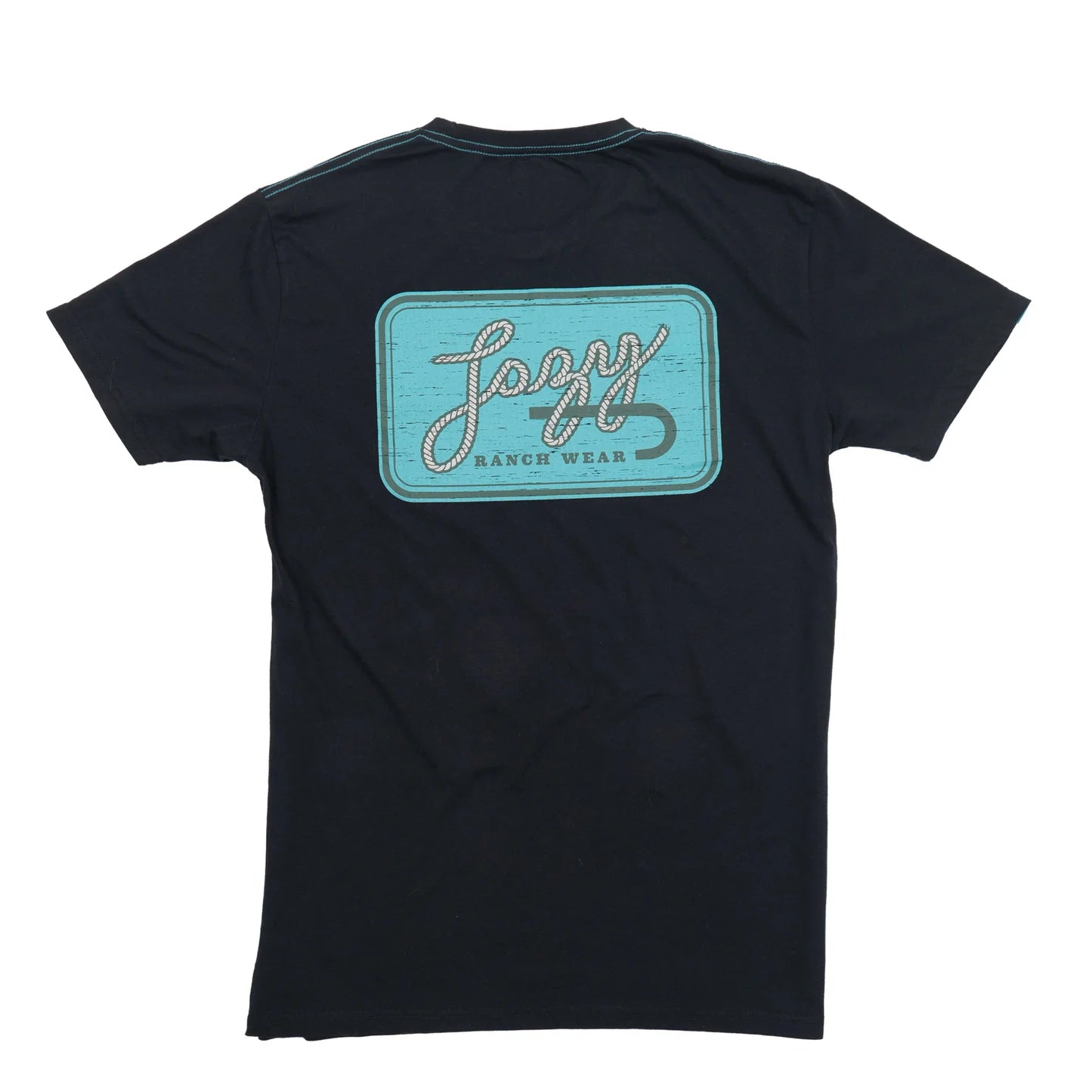 2081 Lazy J Ranch Turquoise Breakaway Short Sleeve T-Shirt