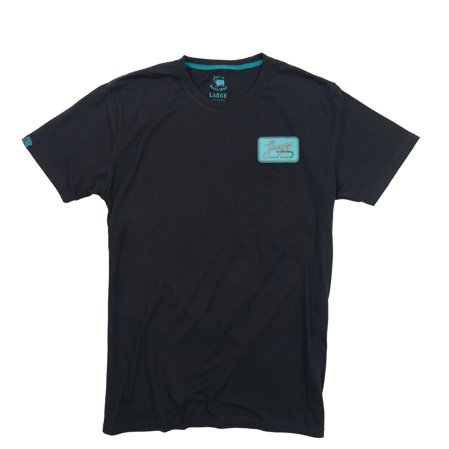 2081 Lazy J Ranch Turquoise Breakaway Short Sleeve T-Shirt