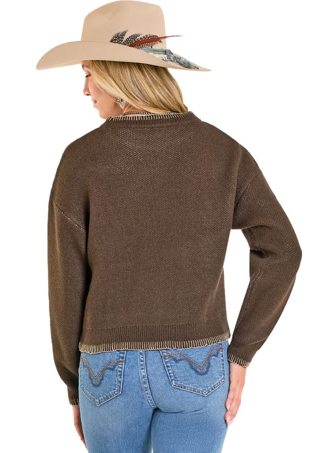 7819 Rock & Roll Ladies Horse Rider Sweater
