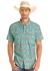 8691 Rock & Roll Men's TEK Ripstop Convo Print Shirt