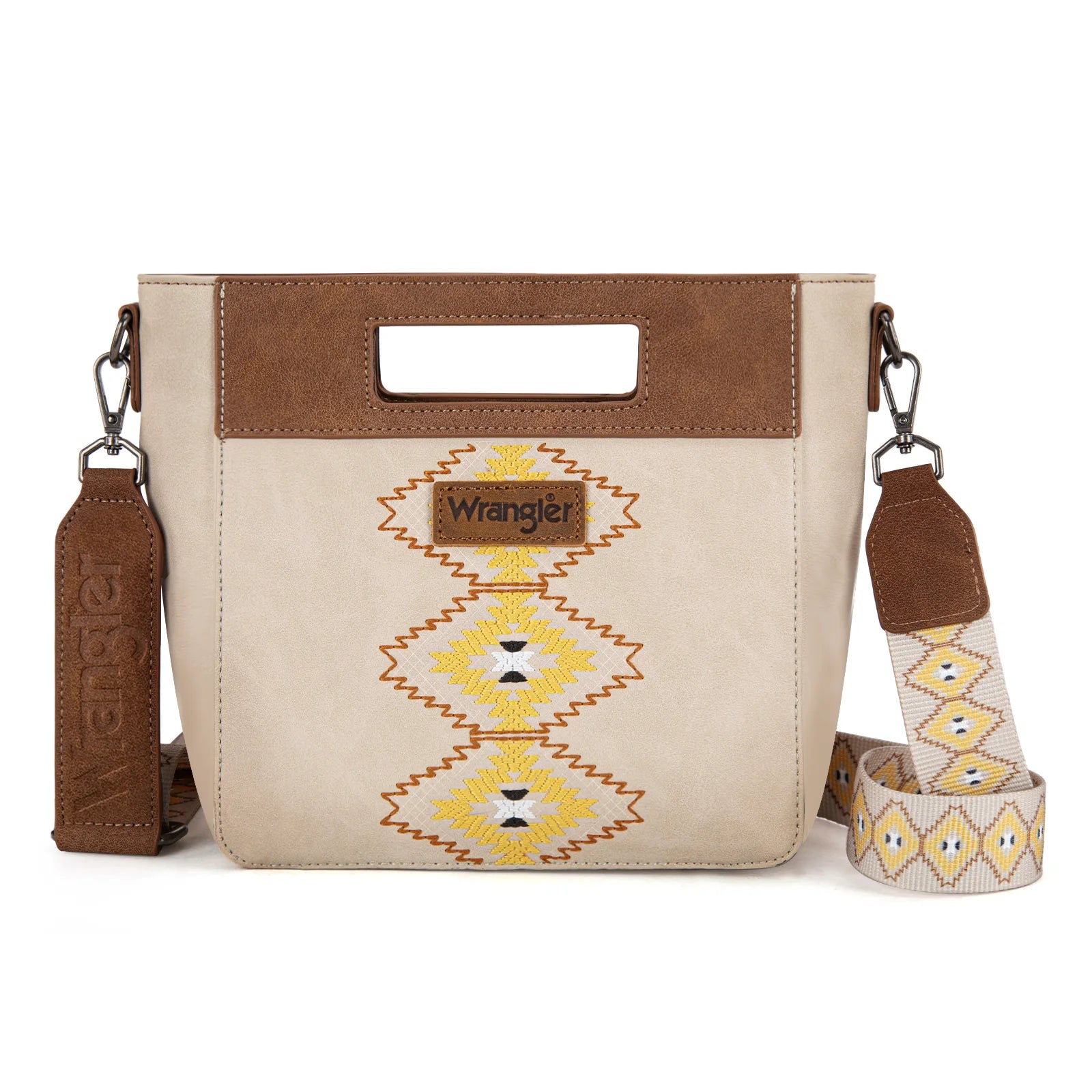 WG220-9360 Wrangler Embroidered Top Handle Tote/Crossbody