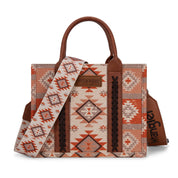 WG2209-8120 Wrangler Ladies Aztec Pattern Tote/Crossbody