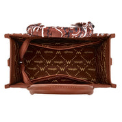 WG331 Wrangler Braided Paisly Tote Bag