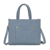 WG438 Wrangler Floral Print Braided Tote Bag