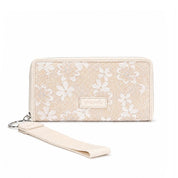 WG455 Wrangler Ladies Lace Floral Zip All Around Wallet