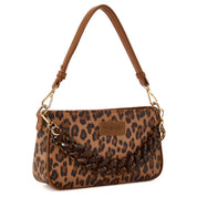 WG474 Wrangler Western Leopard Print Shoulder Bag