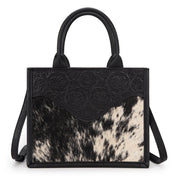 TR178G Trinity Ranch Hair On Cowhide Tote/Crossbody