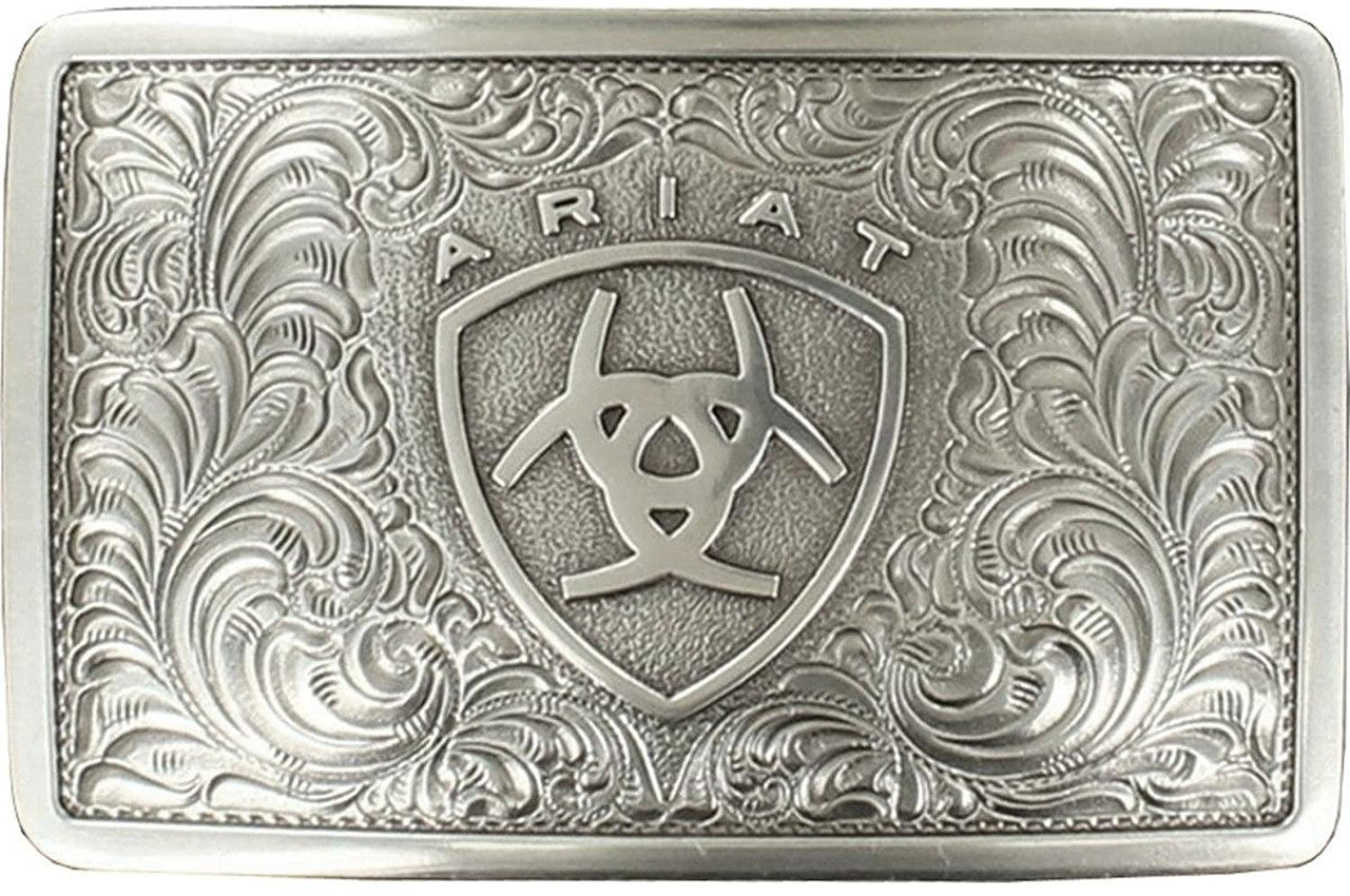 A37002 Ariat Silver Rectangle Buckle