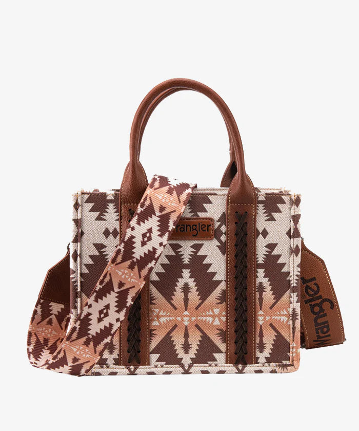 WG2203A Wrangler Women's Southwestern Wide Tote