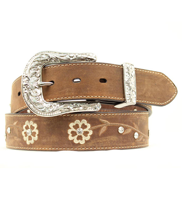 0202 Ariat Ladies Floral Western Belt