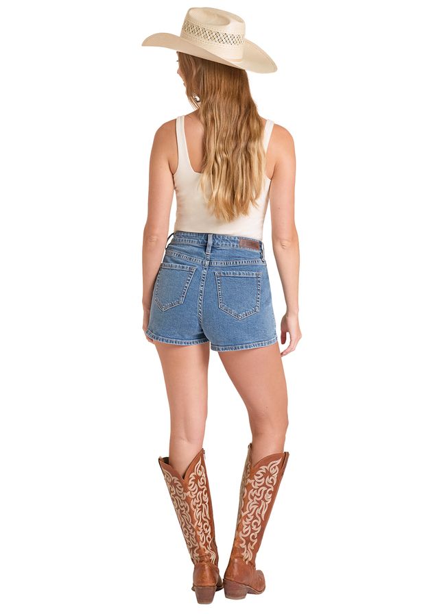 9107 Rock & Roll Ladies Double Carpenter Pocket Short