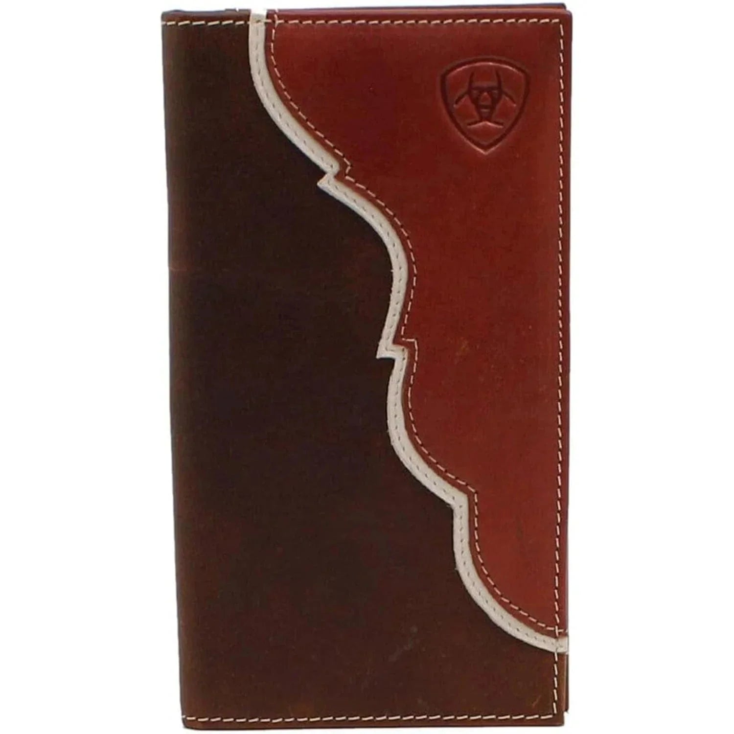 7708 Ariat Men's Rodeo Two Tone Leather Wallet