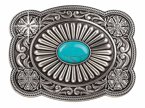37974 Blazin Roxx Ladies Turquoise Buckle