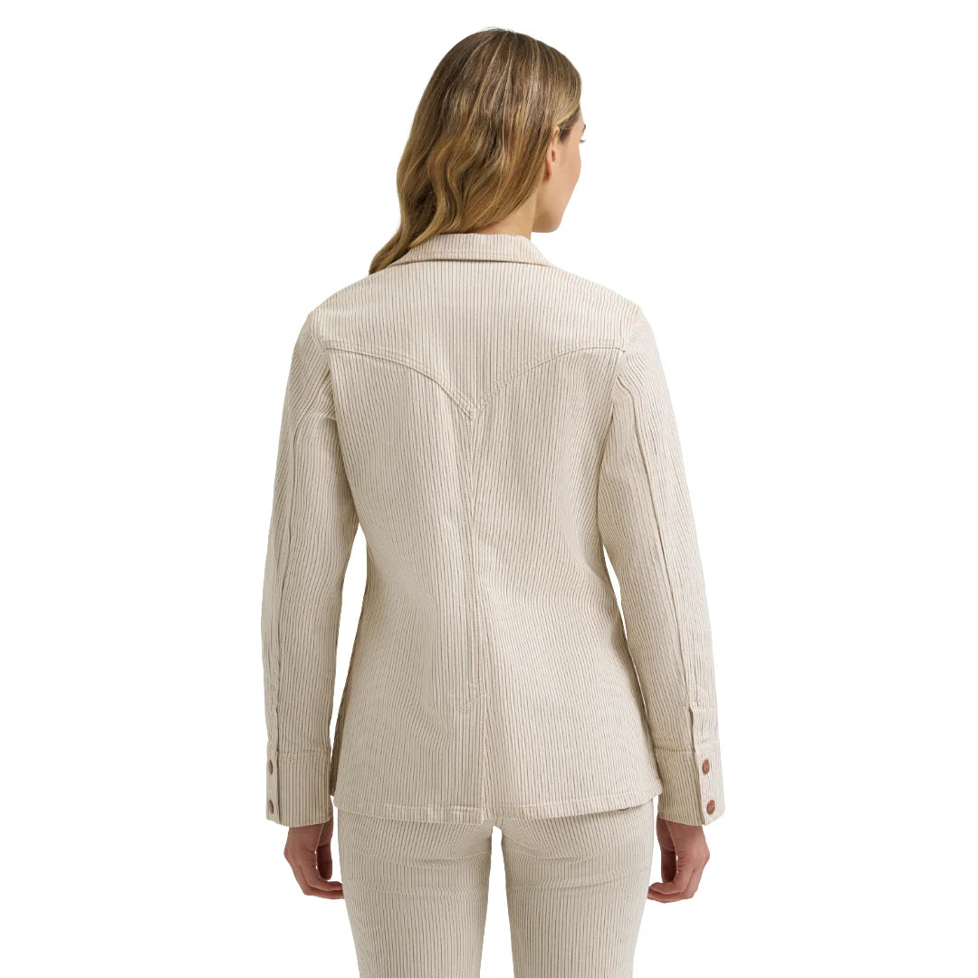 5852 Wrangler Ladies Striped Blazer