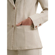 5852 Wrangler Ladies Striped Blazer