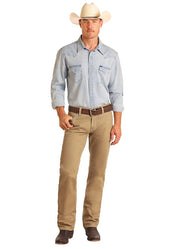 6141 Rock & Roll Men's Double Barrel Straight Leg Pants