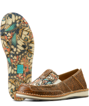 0960 Ariat Ladies Floral Embossed Cruiser