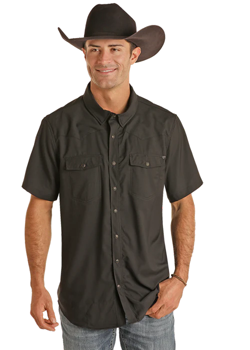 6797 Rock & Roll Men's TEK Western Short Sleeve Shirt
