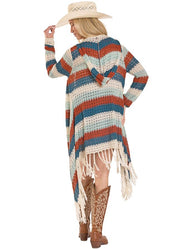 8092 Rock & Roll Ladies Baja Sweater Cardigan