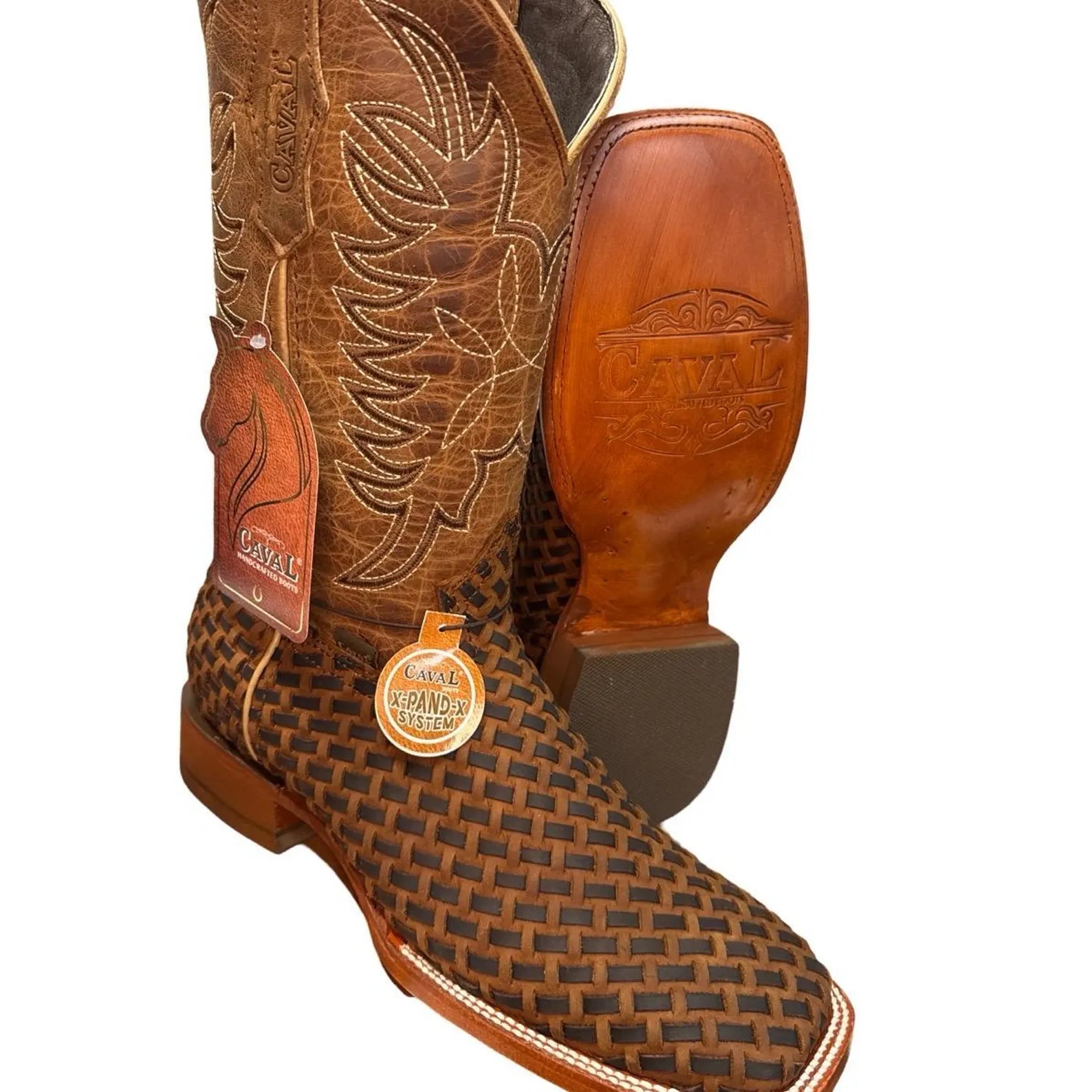 1000 Caval Petatillo Western Wide Square Boots
