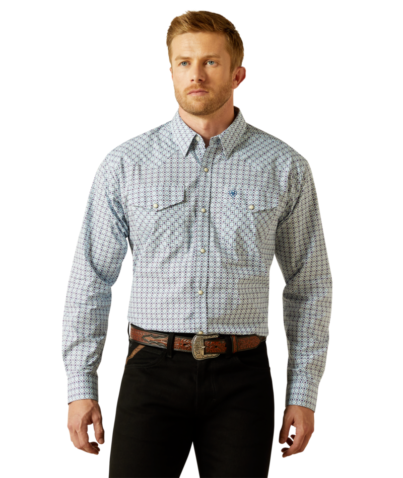 2248 Ariat Men's Sherwyn Snap Long Sleeve T-Shirt