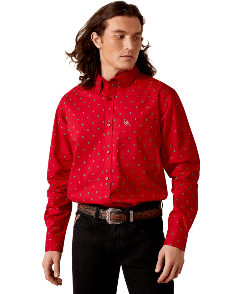 5847 Ariat Men's Tuett Fitted Long Sleeve Shirt