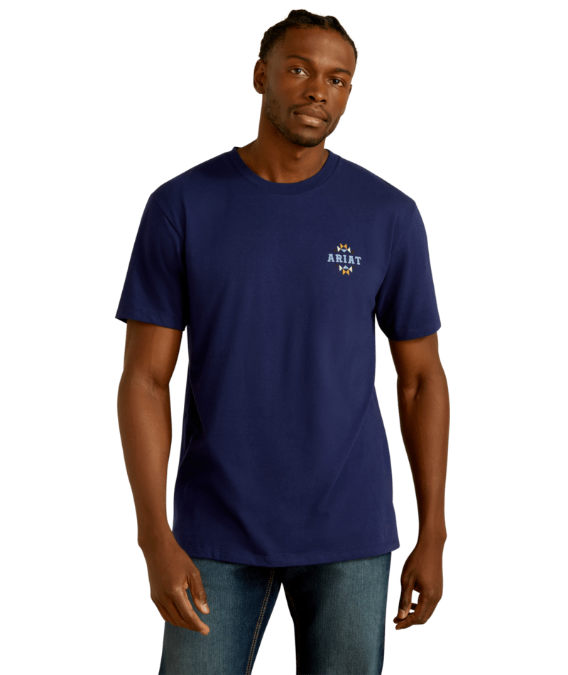 2418 Ariat Men's Woven West T-Shirt