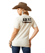 2431 Ariat Ladies Bull Horns Short Sleeve T-Shirt