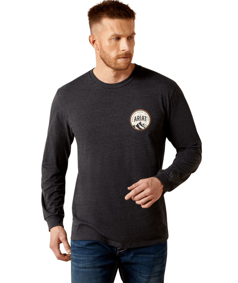 5903 Ariat Men's Circle A Long Sleeve T-Shirt