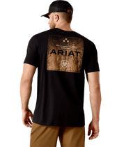 1159 Ariat Men's Boot Leather Patch T-Shirt