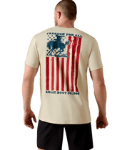 1200 Ariat Men's Split Freedom Painted T-Shirt