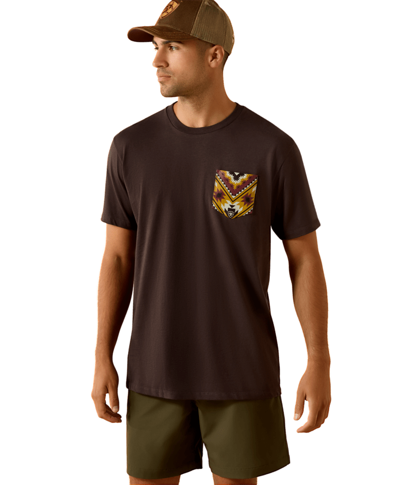 1198 Ariat Men's Southwest Longhorn T-Shirt