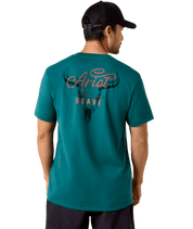 1194 Ariat Men's Cattle Skull Freedom Short Sleeve T-Shirt